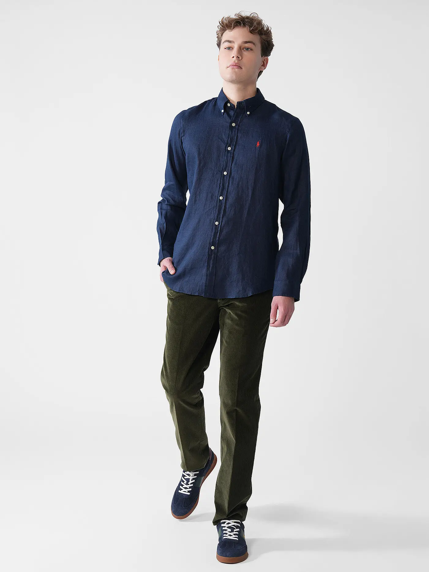 POLO RALPH LAUREN | Leinenhemd Custom Fit | 